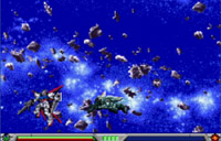 une photo d'Ã©cran de Mobile Suit Gundam Seed sur Bandai Wonderswan